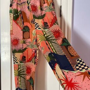 FARM Rio Vibrant Pink Floral Pants